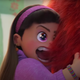 Abby hugs Panda Mei